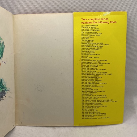 1970 Walt Disney’s Story of The Little House Book & Record #353 - Picture 8 of 15